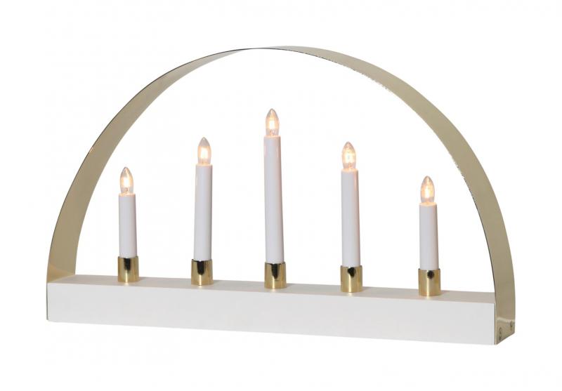 Noble Ljusstake Vit