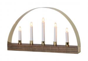 Noble Ljusstake Brun