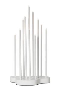 BUZZ Ljusstake 12L 43cm Vit