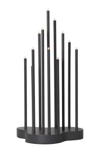 BUZZ Ljusstake 12L 43cm Grå