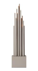 BUZZ Ljusstake 12L 65,5cm Beige