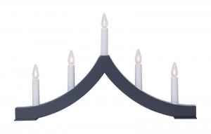 PAGOD Ljusstake 5L 27cm Grafit