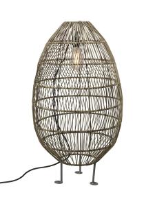 HANOI Golvlampa Utomhus FlexOut 80cm Natur Rotting