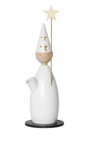 LUCIA CLASSIC Ljusstake 1L 33cm Vit