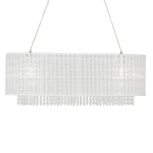 VENDELA DUBBEL Taklampa 70cm Vit