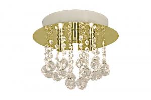 MADELENE Plafond 26cm Mässing/Klar