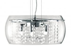 KLARA Takpendel 5L 40cm Krom/Klar