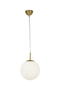OPAL Takpendel 30cm Matt Mässing/Opalvit