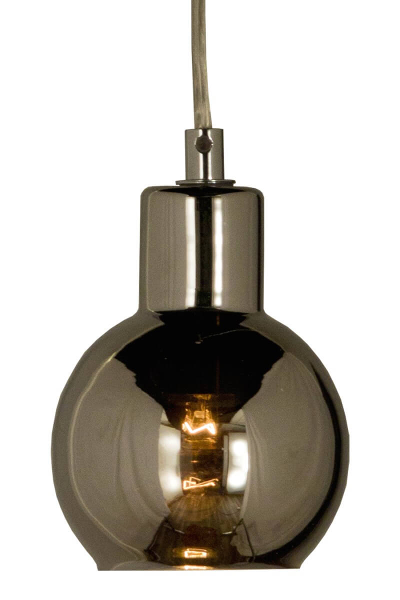 LEAH Fönsterlampa 13cm Rökgrå