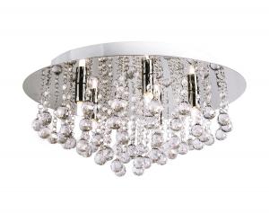 MADELENE Plafond 50cm Krom