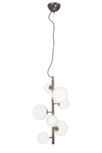 MOLEKYL Taklampa Lodrät 7L 38cm Tenn/Vit