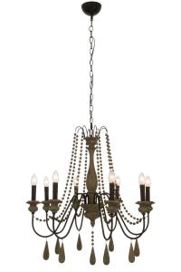 BRISSAC Takkrona 8L 76,5cm Svart/Antikträ