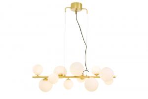 MOLEKYL Takpendel 11L 28cm Matt Mässing/Opalvit