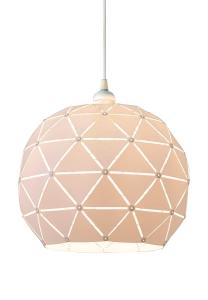 LATTICE Taklampa Rund 30cm Vit