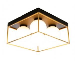 ASTRO Plafond Liten 28cm Svart/Guld/Opalvit