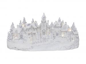 LARGEVILLE Panorama Stugby 45cm Vit