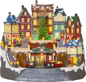 LARGEVILLE Panorama 40cm 37LED Flerfärgad