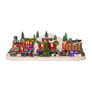 LARGEVILLE Panorama Jultåg Batteri 47cm Flerfärgad