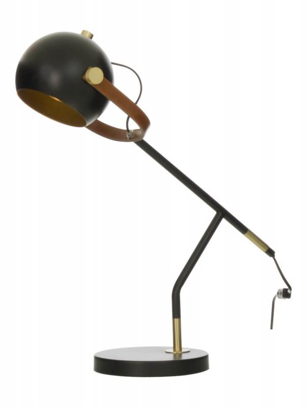 BOW Bordslampa 54cm Svart/Matt Mässing