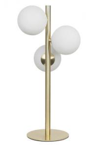 MOLEKYL Bordslampa 3L 46cm Matt Mässing/Vit