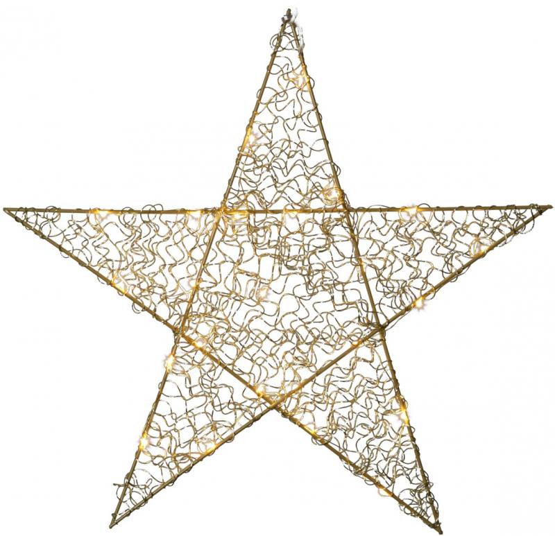 Stjärna Loop Mässing