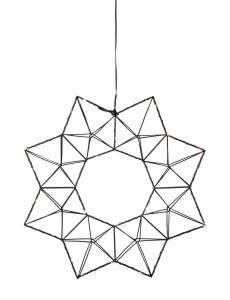 EDGE Krans 40cm 30LED Svart