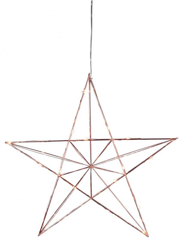 Line Stjärna Koppar 38cm