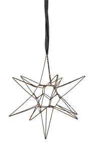LIZZY Stjärna 47cm 60LED Svart