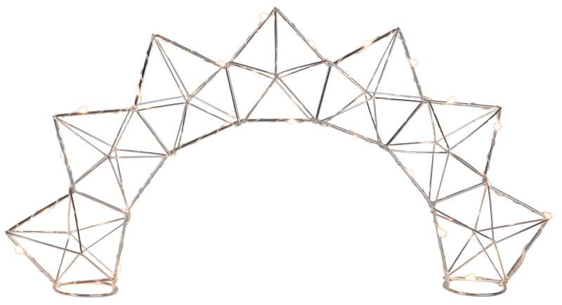Ljusstake Edge Krom