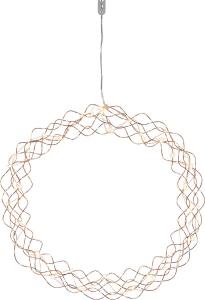 CURLY Hängande Krans 45cm Koppar