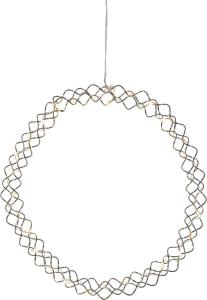 HOOP Inomhuskrans 30LED 30cm Krom