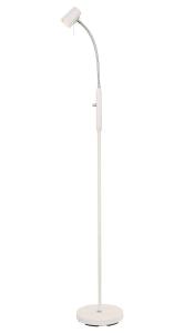 PILOT Golvlampa 135cm Vit/Krom