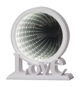 MIRROR LIGHT Inomhusdekoration 20,5cm Vit