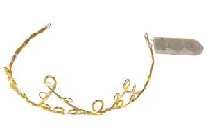 DIADEM Inomhusdekoration 18cm 20LED Mässing