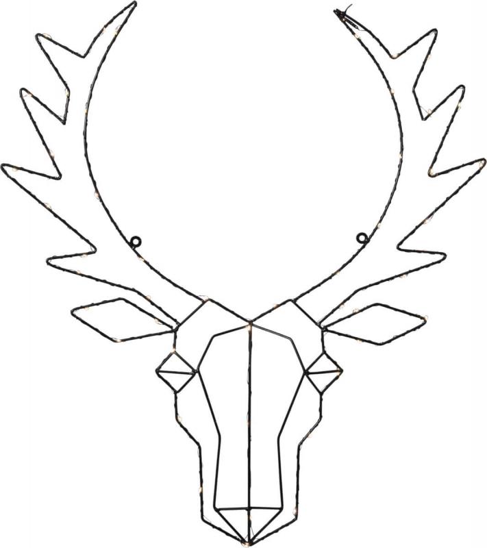 CUPID Renhuvud 50LED 57cm Svart