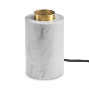 MARBLE Lampfot E27 14cm Vit
