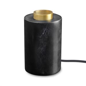 MARBLE Lampfot E27 14cm Svart