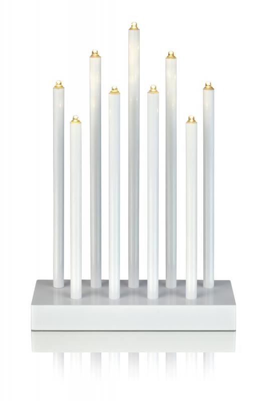 VIIK Ljusstake 9L LED Vit