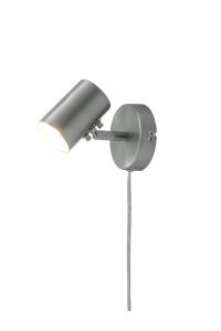 Hugin Väggspot 14,5cm Borstad Stål