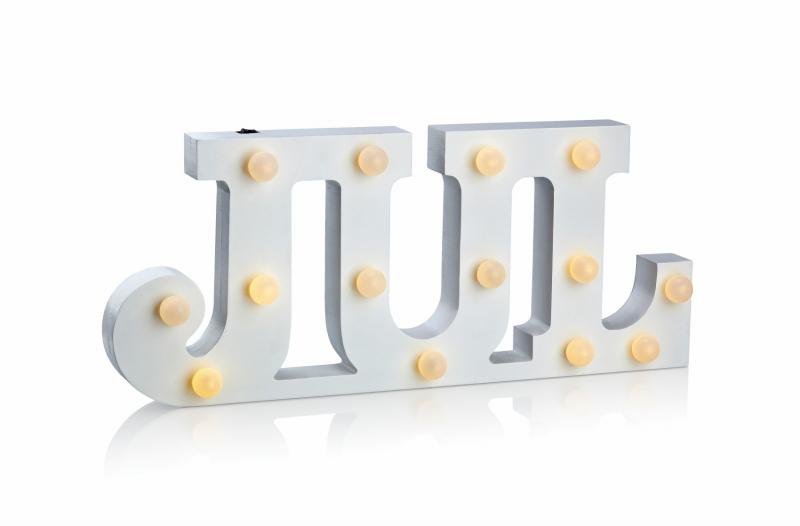 WORD Dekoration Jul LED Vit