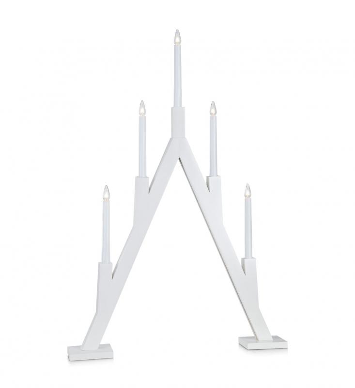 BJURFORS Ljusstake 5L Vit