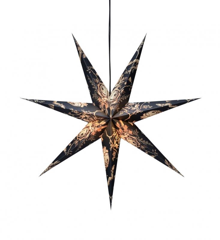 FORSHEM Pappersstjärna 75cm Guld/Blomma