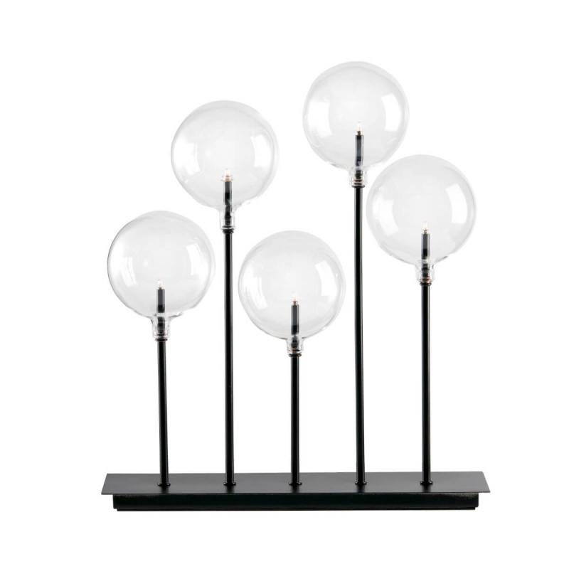 MÄSTER Ljusstake 5L Svart