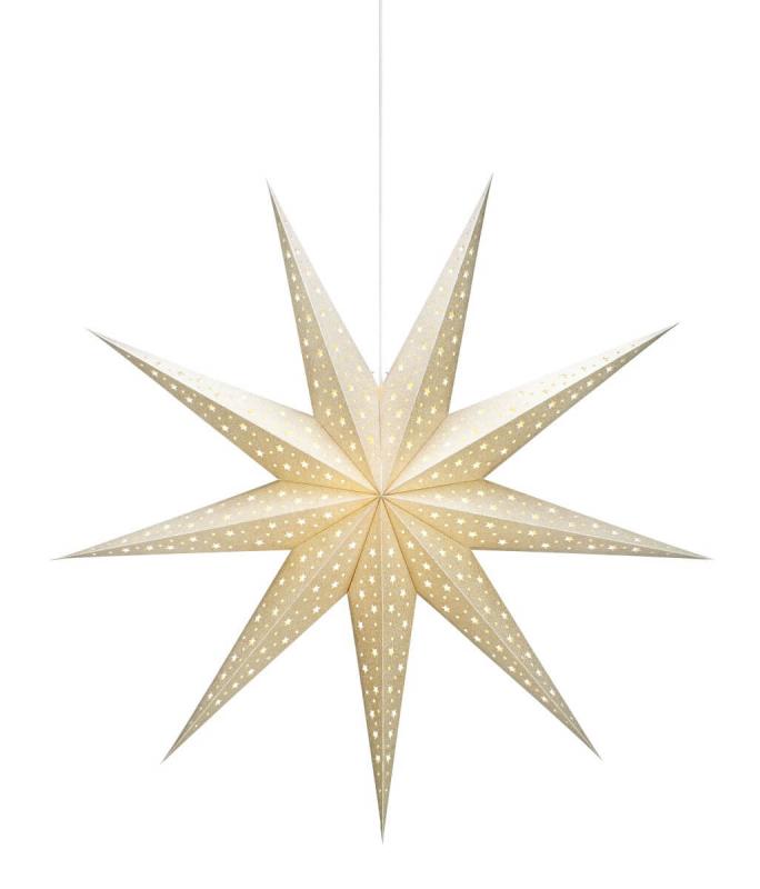 SOLVALLA Pappersstjärna Hängande 100cm Golden