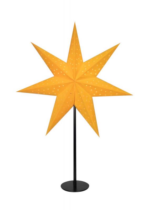 CLARA Bordsstjärna 65cm Saffran/Svart