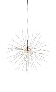 FIREWORK Hängande dekoration 26cm 120LED Svart