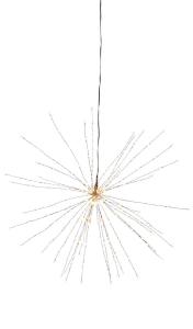 FIREWORK Hängande dekoration 45cm 200LED Svart