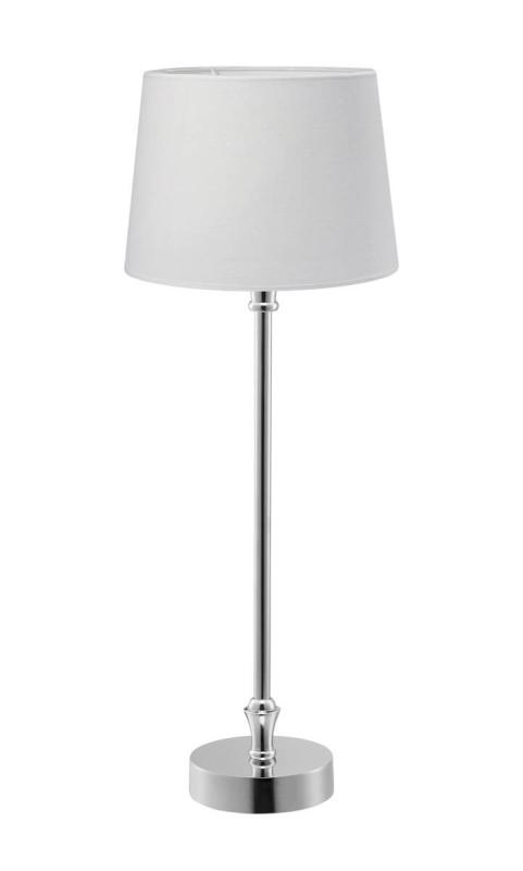 LIAM Bordslampa 59cm Krom/Sofia FranzaVit skärm