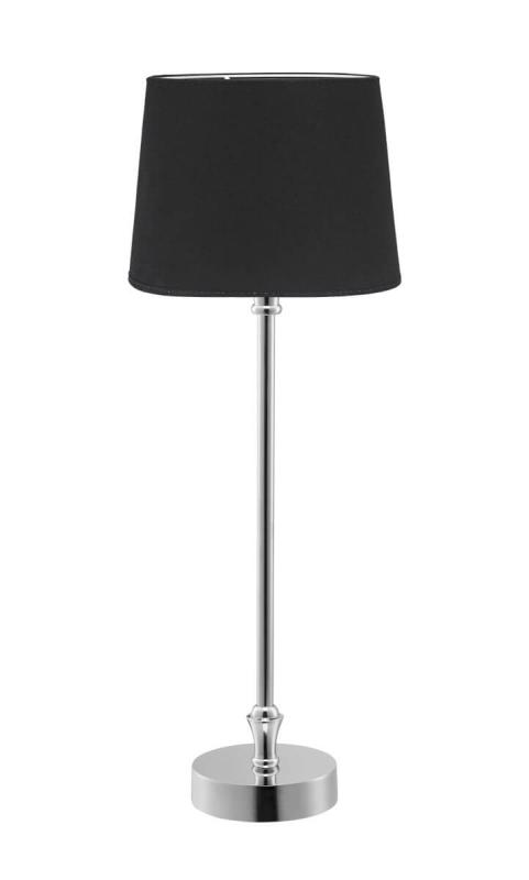 LIAM Bordslampa 59cm Krom/Sofia FranzaSvart skärm