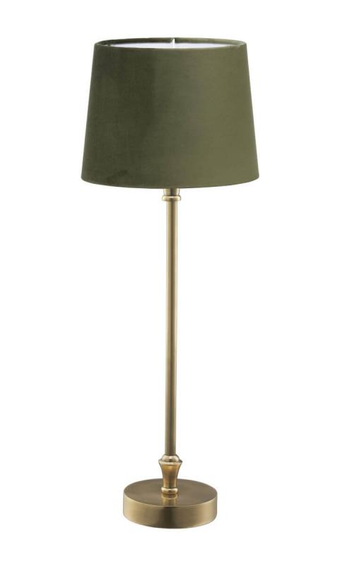 LIAM Bordslampa 59cm Mässing/Sofia Grön Sammetskärm